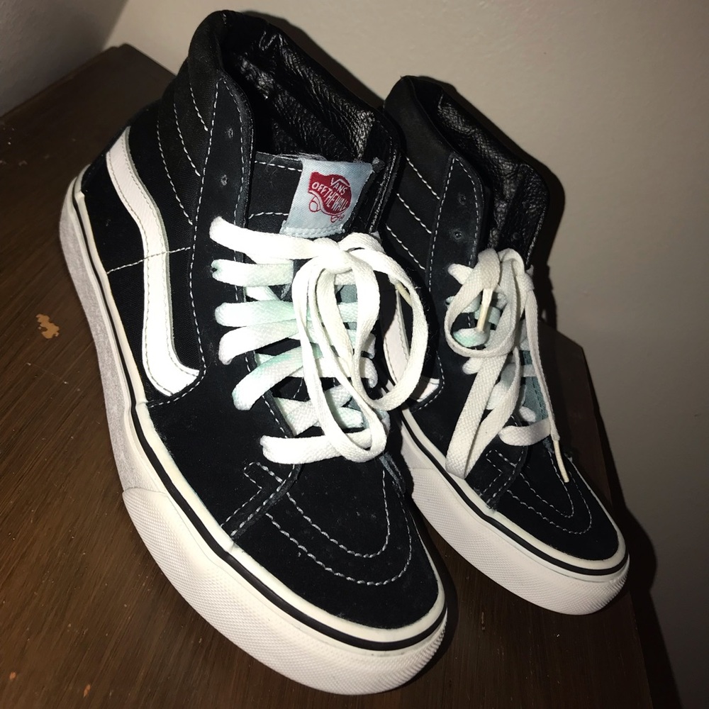 Black high top Vans